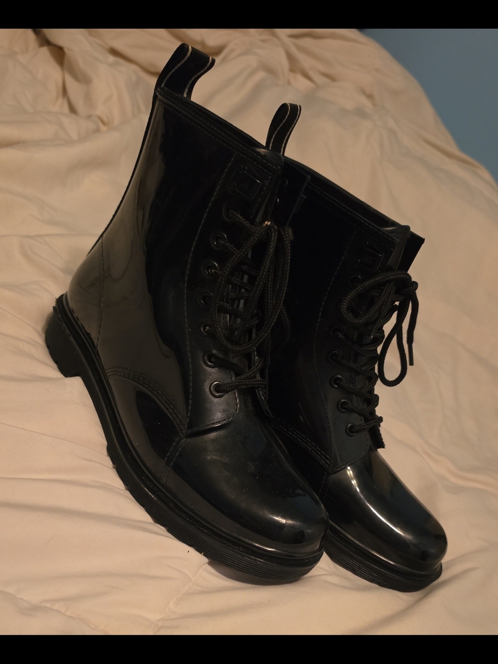 Michael Kors Womens Tavie Lace-Up Combat Boots